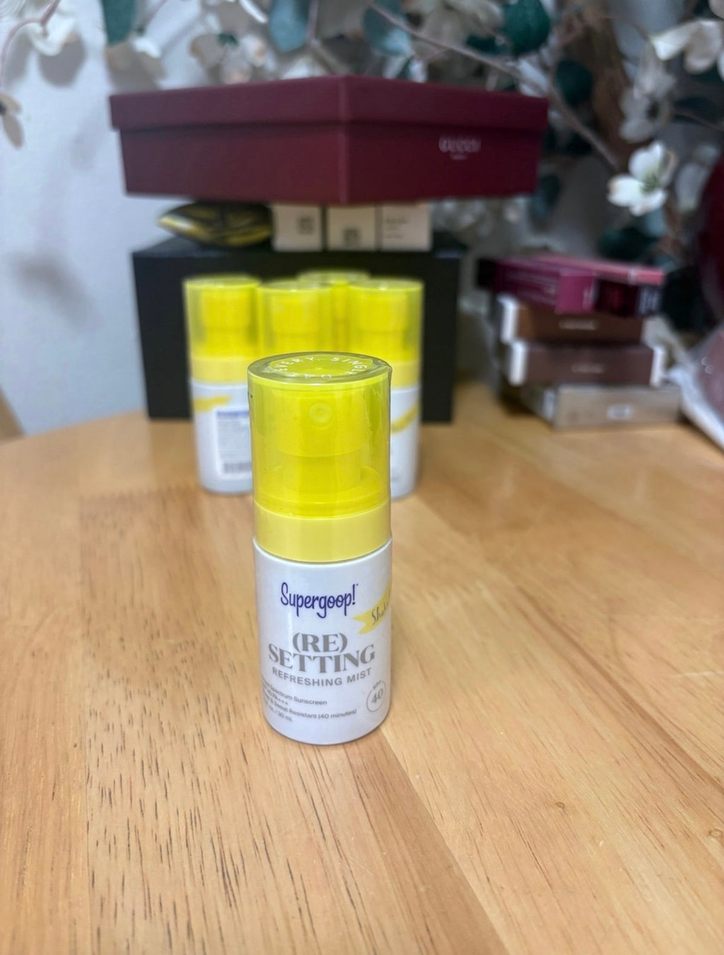 Supergoop! (RE) Setting Refreshing Mist SPF 40, 1oz, NWOB, SEALED, New, Exp:7/27