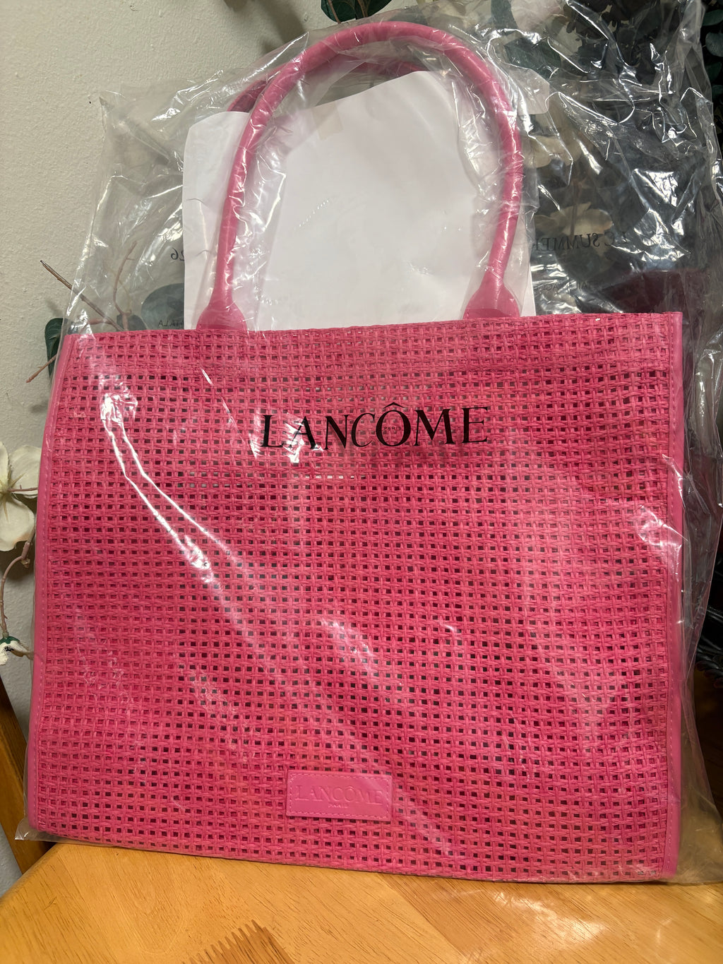 Lancome LC Summer Bag 2026 Pink Beach Bag Tote, Limited Edition,Sealed,Brand New