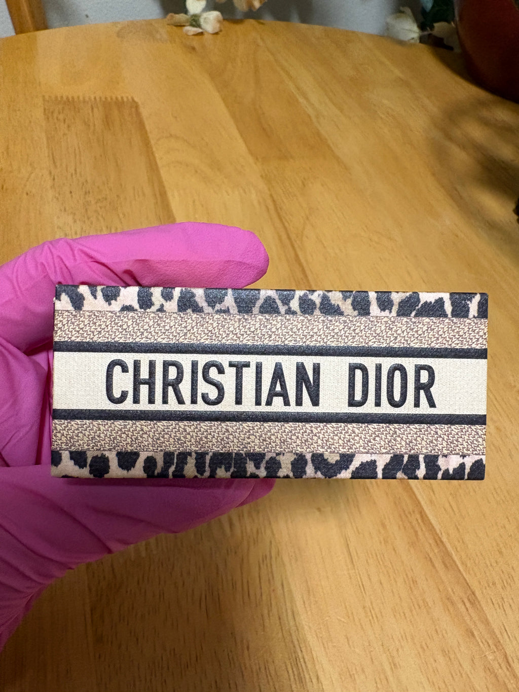 Christian Dior Limited Edition Mitzah Lipstick Case/Holder NEW, No Box, Leopard