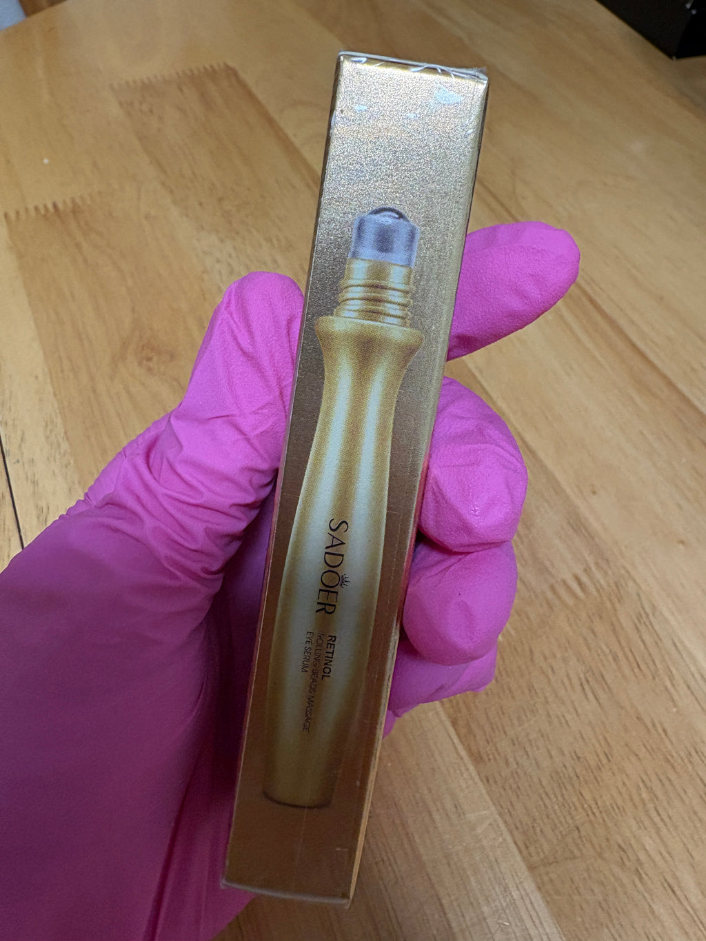 Sadoer Retinol Rolling Beads Massage Eye Serum, 0.52oz, BNIB, Sealed, exp:8/2028