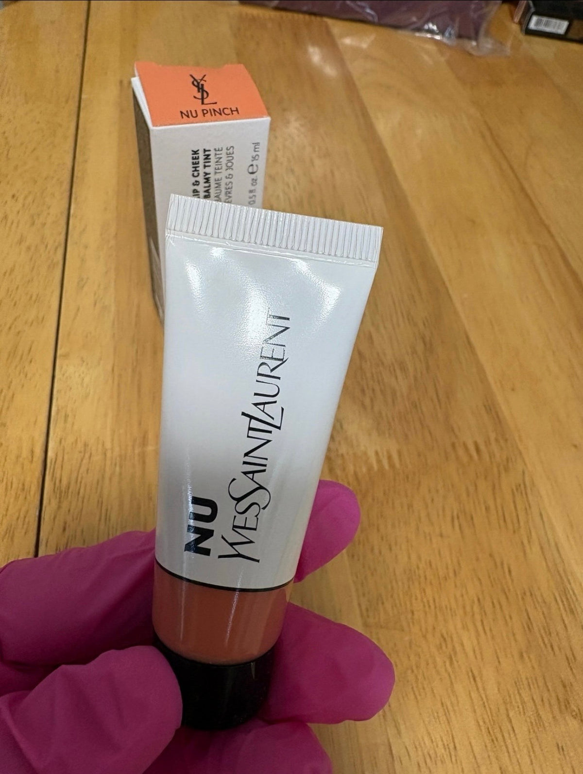 Yves Saint Laurent NU Lip & Cheek Balmy Tint in NU PINCH, 0.5oz, BNIB, AUTHENTIC