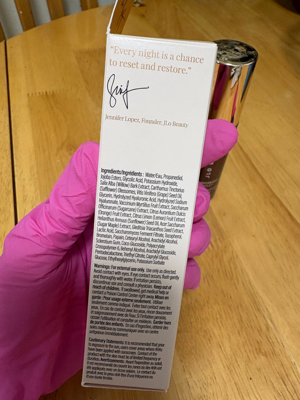 JLo Beauty~That Overnight Hustle, AHA & BHA Resurfacer, full Sz 1oz, BNIB, New