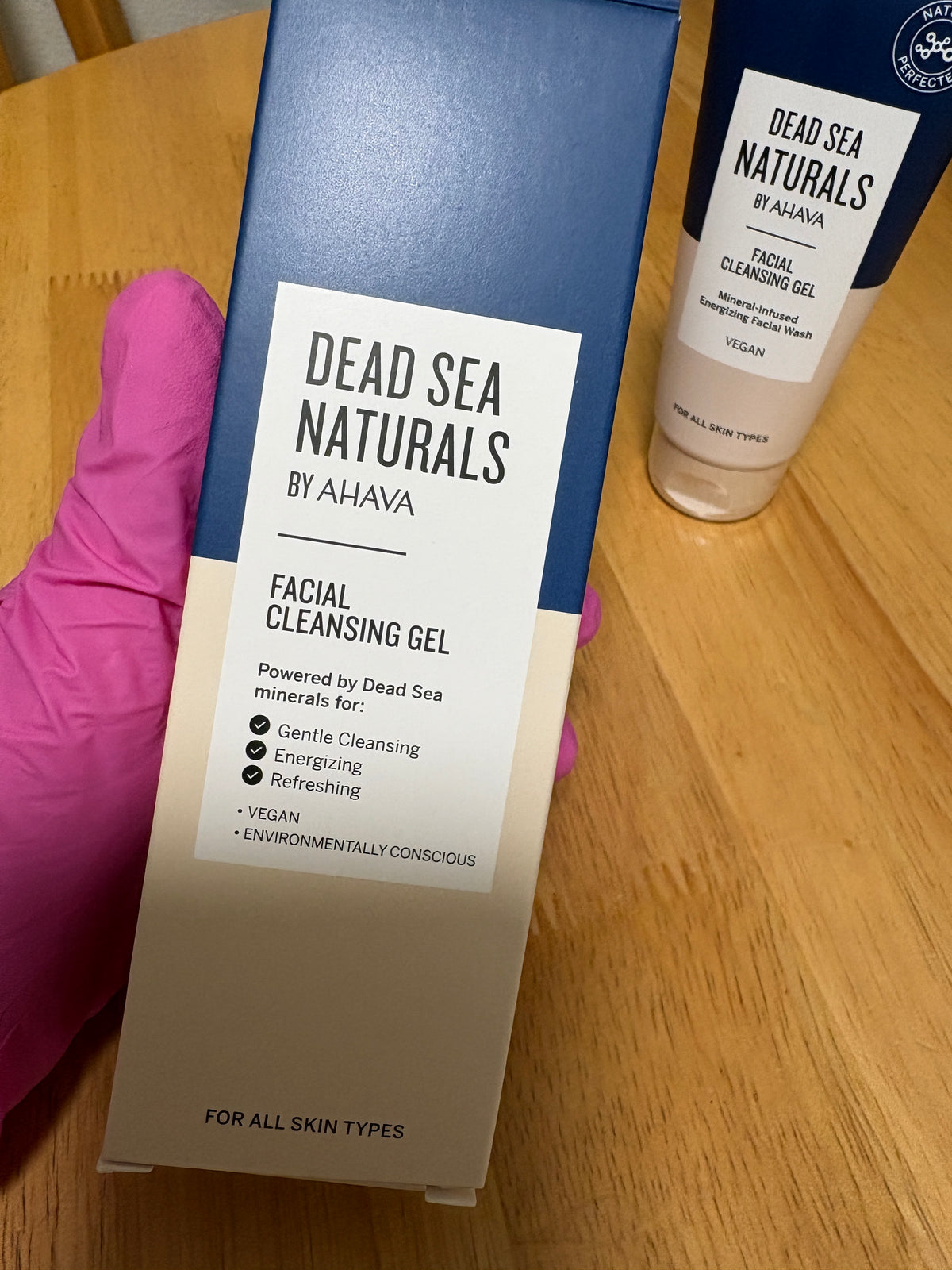 Dead Sea Naturals By Ahava Facial Cleaning Gel Vegan, BNIB, Sealed, New 3.4 Oz
