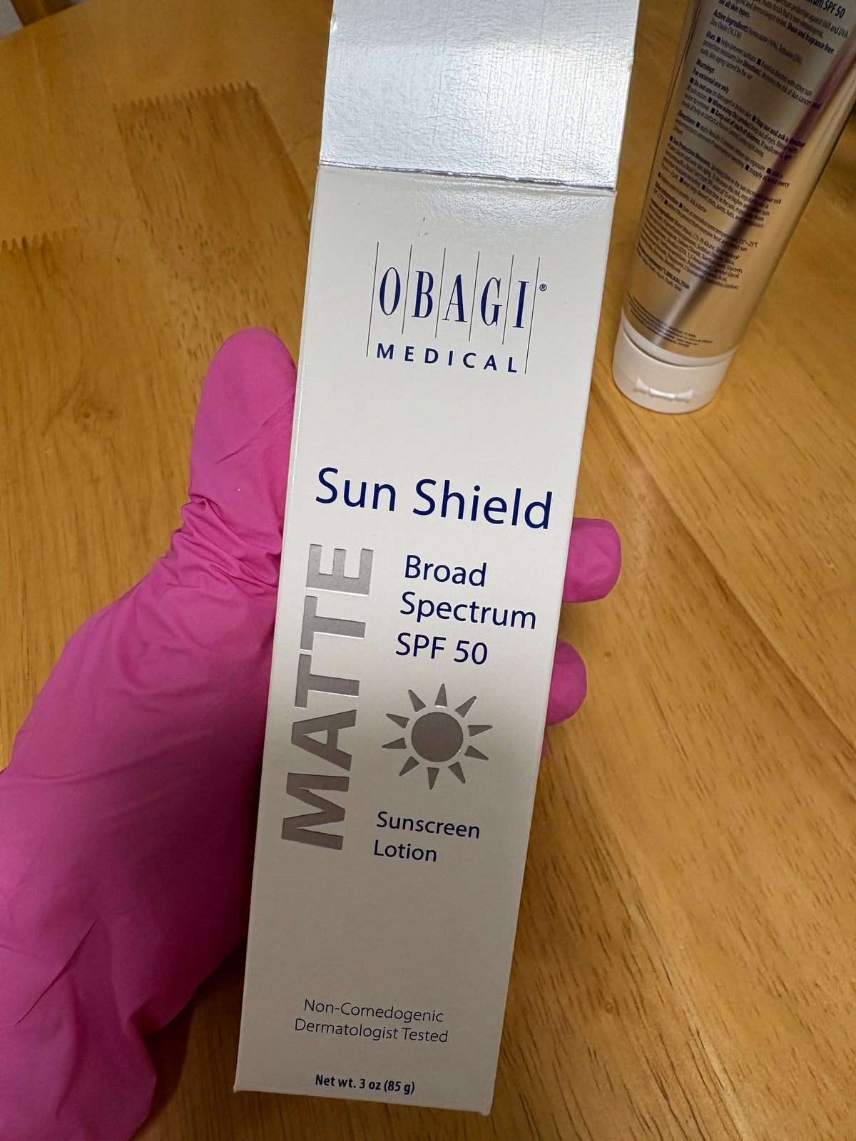 Obagi Medical Sun Shield Broad Spectrum SPF 50,Sunscreen Lotion 3oz,SEALED 04/28