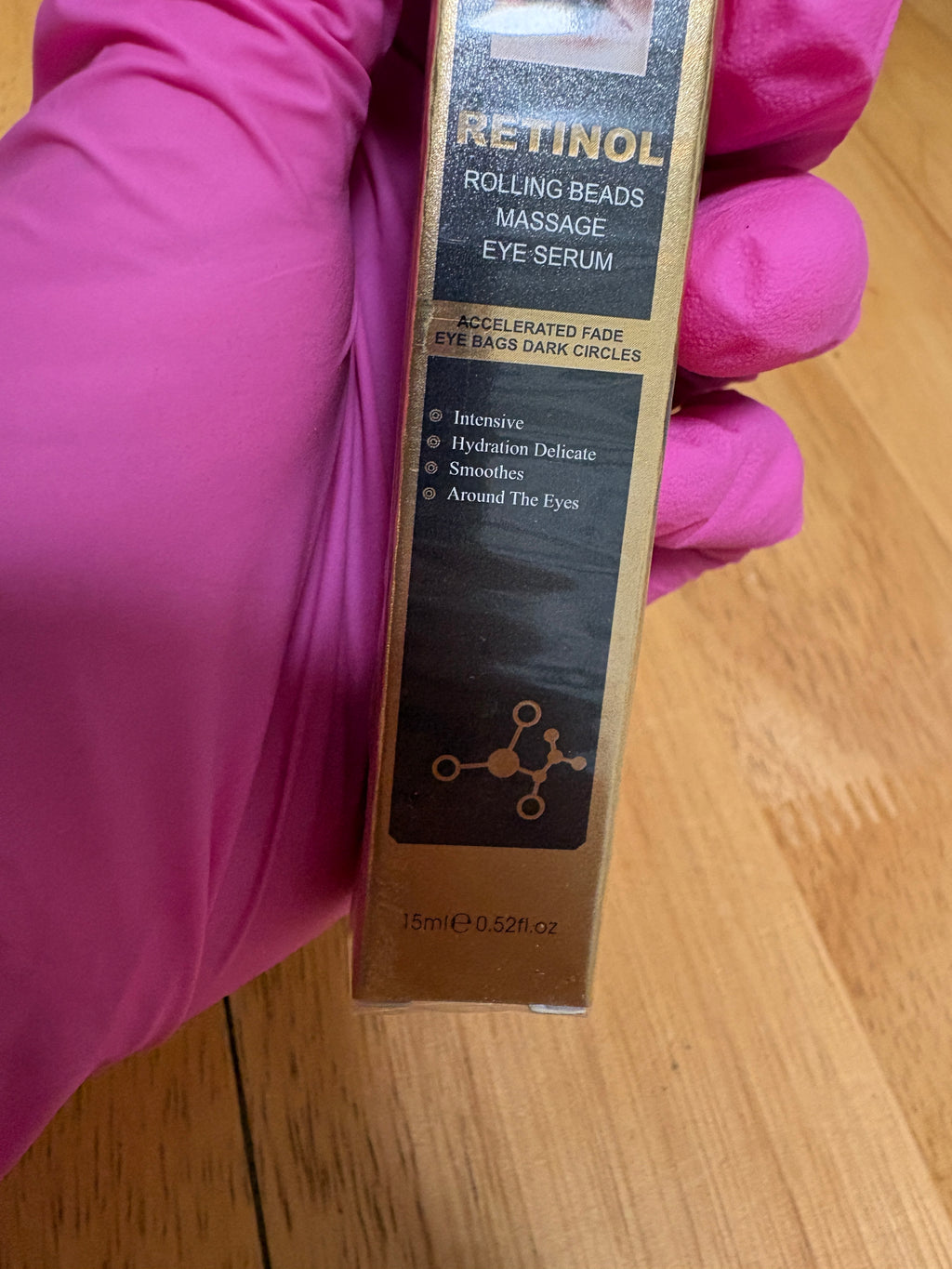 Sadoer Retinol Rolling Beads Massage Eye Serum, 0.52oz, BNIB, Sealed, exp:8/2028